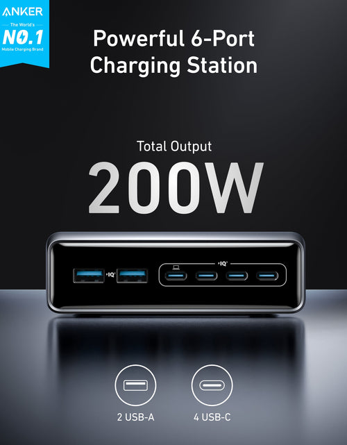 Load image into Gallery viewer, Anker Prime Charger (200W, 6 Ports, GaN)
