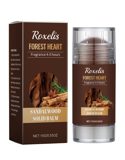 Load image into Gallery viewer, Roxelis Sandalwood Solid Balm Natural Light Fragrance Refreshing Lasting Daily Date Charming Charm Portable Solid Balm
