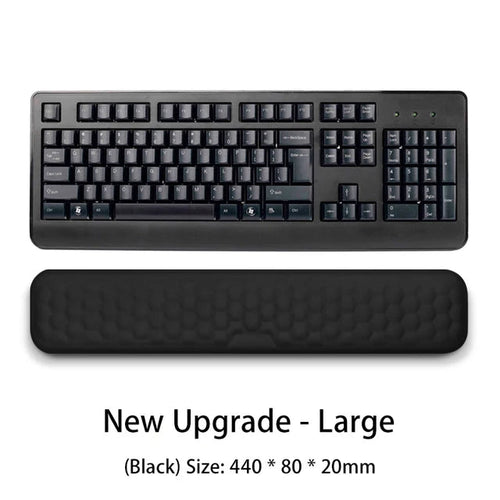 Load image into Gallery viewer, Keyboard mouse wrist rest ergonomic office typing protect relax wrist memory foam mouse pad computer notebook mouse pad
