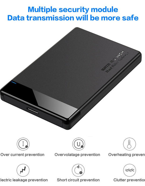 Load image into Gallery viewer, 2.5-inch SATA portable hard drive box USB 3.0 portable hard drive protection box
