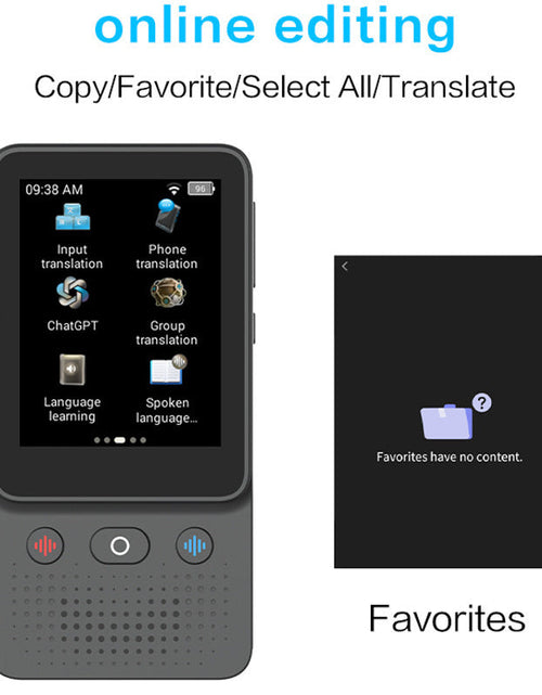 Load image into Gallery viewer, Translator T2 Accurate Offline Translator for Overseas Meetings Photography Recording Text Translation
