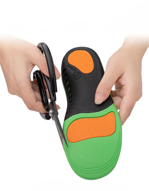 Load image into Gallery viewer, Flat foot correction insole leg shape correction shock-absorbing insole adjustable sports full pad
