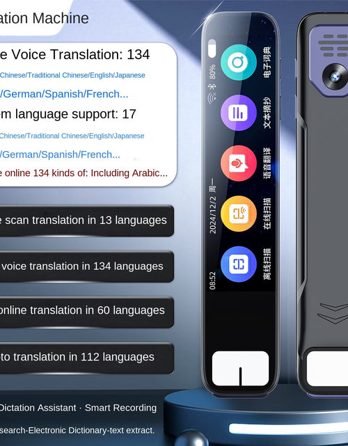Load image into Gallery viewer, Export Translation Pen Offline Chinese, English, Japanese, Korean, Russian, German, Cantonese, Malay, Southeast Asian Scan Pen
