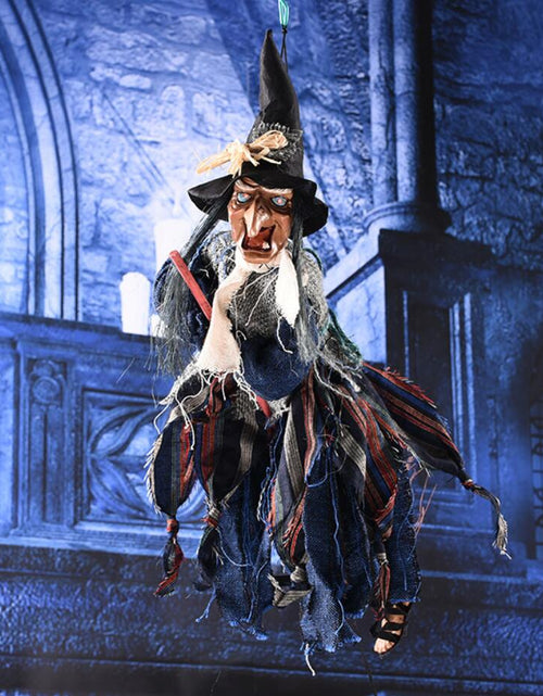 Load image into Gallery viewer, Electric Horror Toys Hanging  Halloween Eyes Glowing Screaming Witch Pendant Ghost
