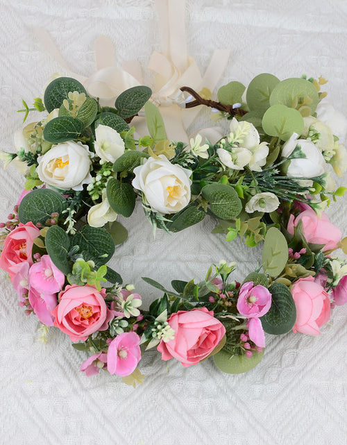 Load image into Gallery viewer, European and American style brides, sweet flower garlands, hair accessories, photography, photography, travel, hairbands, super fairy wedding dresses, dress accessories
