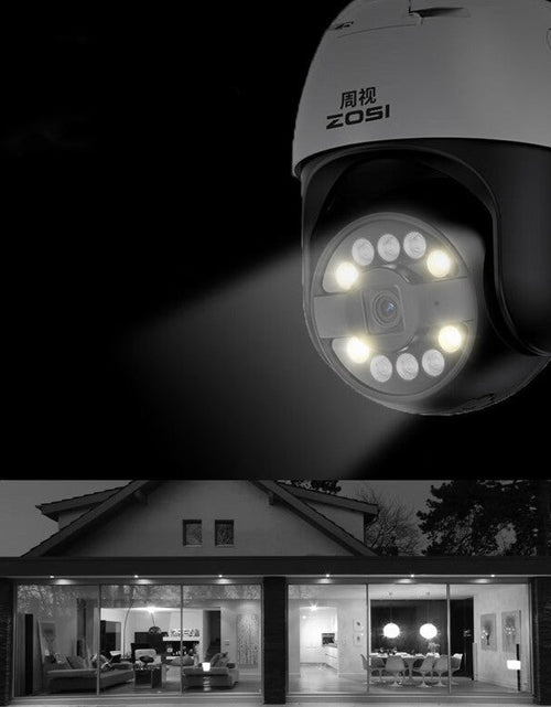 Load image into Gallery viewer, Outdoor panoramic 4K high-definition camera monitoring home network security outdoor waterproof monitor 360 night vision
