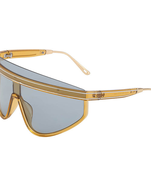 Load image into Gallery viewer, Personalized Large Frame One-Piece Lens Sunscreen Sunglasses For Women High Sense Windproof Ins Sunglasses
