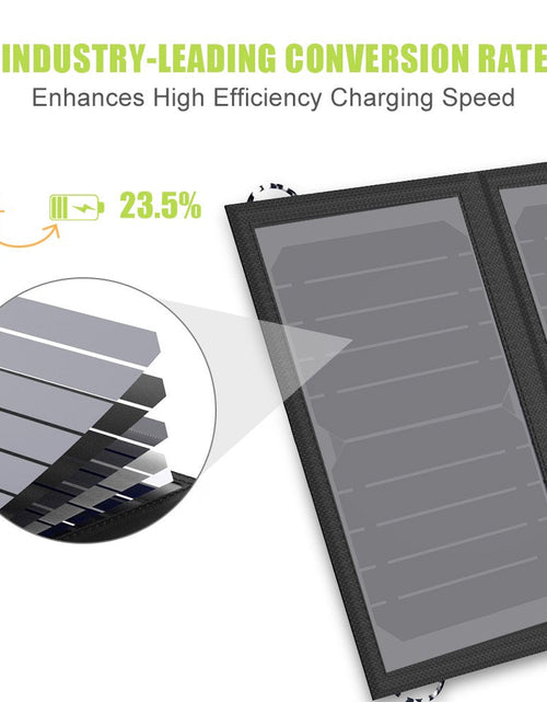 Load image into Gallery viewer, Solar Panel 10W 5V Solar Charger Portable Solar Battery Chargers Charging for Phone for Hiking etc. Outdoors.
