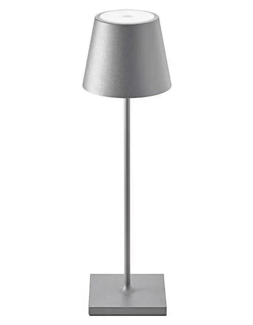 Load image into Gallery viewer, Nordic charging iron art high footed cup table lamp, bedroom bedside touch creative small night light, modern and simple living room night light
