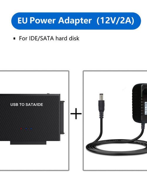 Load image into Gallery viewer, TYPE-C hard drive adapter USB3.1 to SATA IDE easy drive cable 2.5-inch 3.5-inch adapter cable
