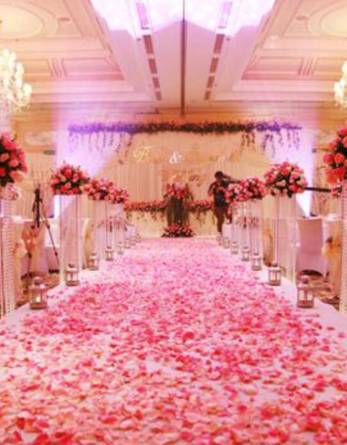 Load image into Gallery viewer, Wedding Party Accessories Artificial Flower Rose Petal Fake Petals Marriage Decoration For Valentine supplies
