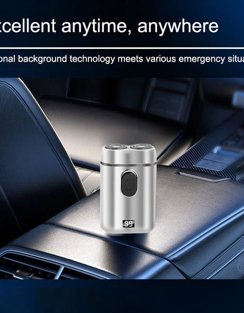 Load image into Gallery viewer, Shaver Travel Car Wash Shaver Double Head Portable Charging Floating Beard Knife
