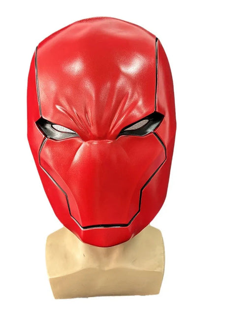 Load image into Gallery viewer, Movie Cosplay Red Hood Mask Arkham Knight The Dark Knight Masks Helmet Man Full Head Cosplay Prop Halloween Fancy Party Headwear
