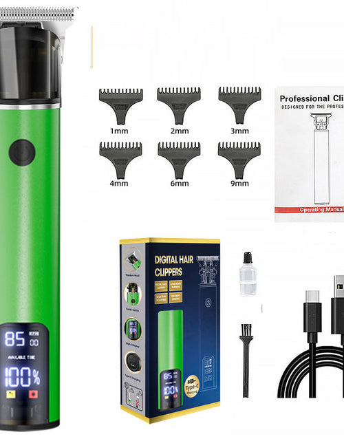 Load image into Gallery viewer, Hair clipper hair clipper electric hair clipper oil cutting head carving bald head, hair clipper
