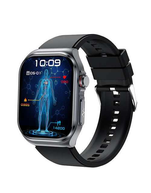 Load image into Gallery viewer, New ET585 smart watch ECG call micro physical examination NFC blood sugar uric acid body fat blood oxygen heart rate
