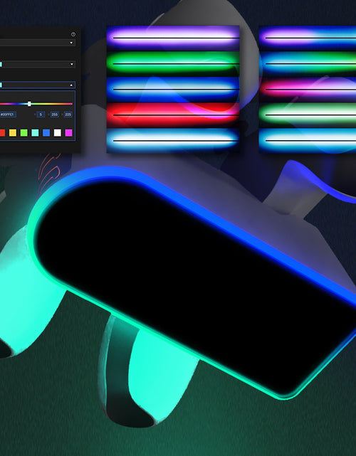 Load image into Gallery viewer, PS5 SLIM controller charger RGB seven color luminous base contact dual fast charging base charging game peripheral accessories
