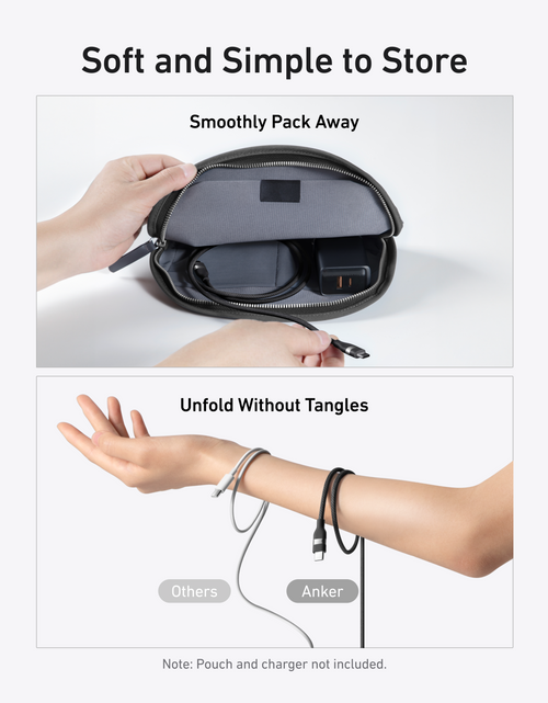 Load image into Gallery viewer, Anker USB-C to USB-C Cable (3 ft / 6 ft, 240W, Upcycled-Braided)
