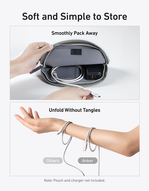 Load image into Gallery viewer, Anker USB-C to USB-C Cable (3 ft / 6 ft, 240W, Upcycled-Braided)
