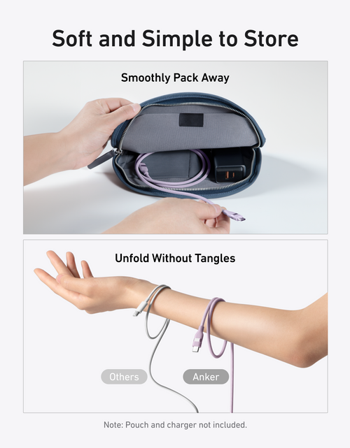 Load image into Gallery viewer, Anker USB-C to USB-C Cable (3 ft / 6 ft, 240W, Upcycled-Braided)
