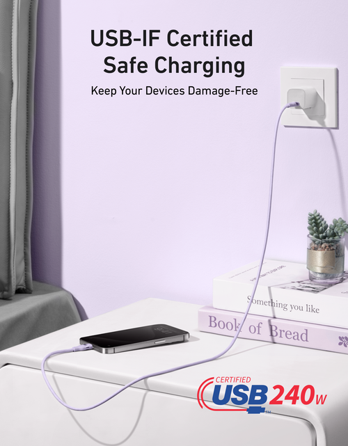 Load image into Gallery viewer, Anker USB-C to USB-C Cable (3 ft / 6 ft, 240W, Upcycled-Braided)

