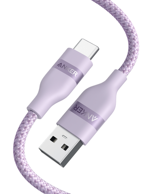 Load image into Gallery viewer, Anker USB-A to USB-C Cable (3 ft/6 ft, Upcycled-Braided)
