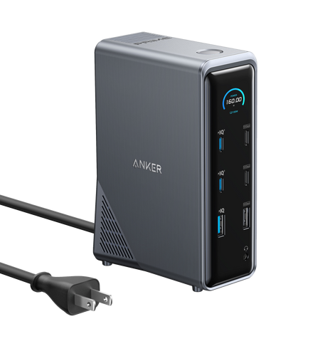 Anker Prime Charging Docking Station (14-in-1, Dual Display, 160W)