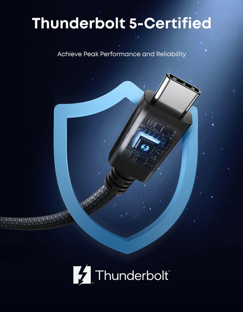 Load image into Gallery viewer, Anker Prime Thunderbolt 5 Cable (3.3 ft/1.7 ft, 80 Gbps, 240W)
