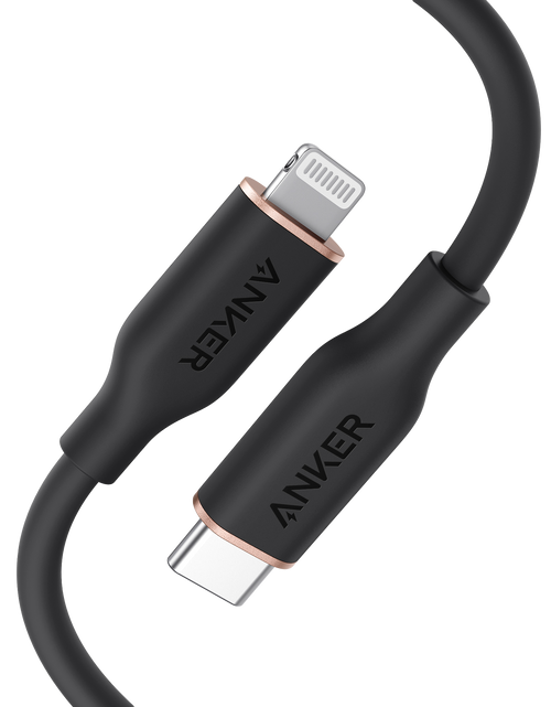 Load image into Gallery viewer, Anker <b>641</b> USB-C to Lightning Cable (Flow, 3 ft Silicone)
