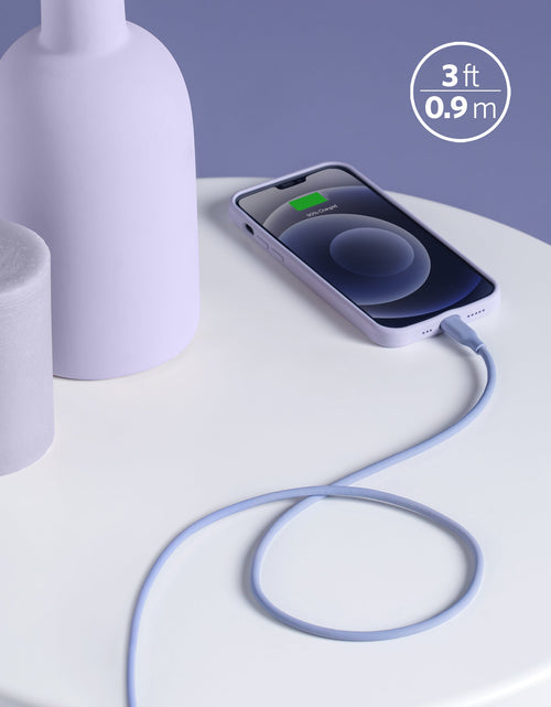 Load image into Gallery viewer, Anker <b>641</b> USB-C to Lightning Cable (Flow, 3 ft Silicone)

