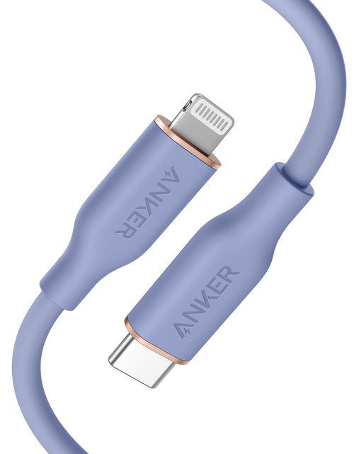 Load image into Gallery viewer, Anker <b>641</b> USB-C to Lightning Cable (Flow, 3 ft Silicone)
