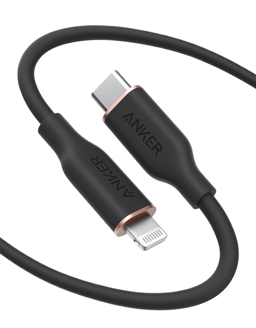 Load image into Gallery viewer, Anker <b>641</b> USB-C to Lightning Cable (Flow, 3 ft Silicone)
