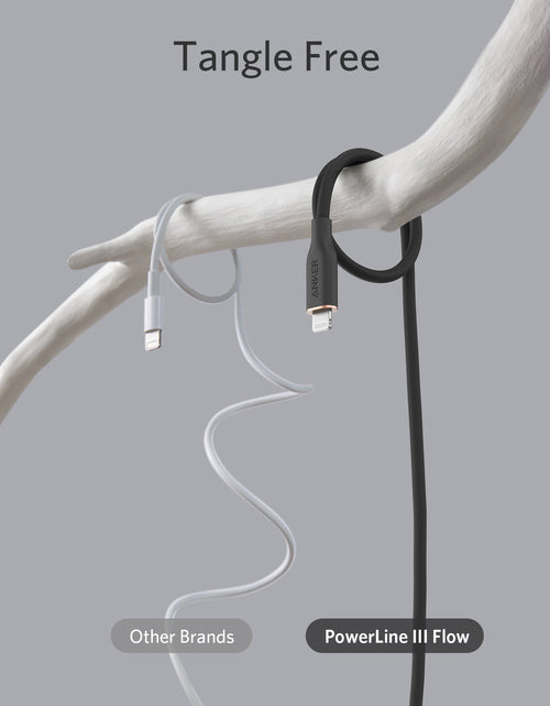 Load image into Gallery viewer, Anker <b>641</b> USB-C to Lightning Cable (Flow, 3 ft Silicone)
