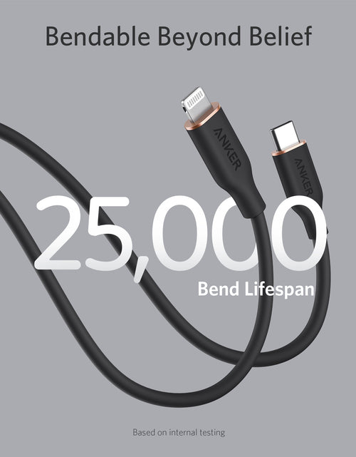 Load image into Gallery viewer, Anker <b>641</b> USB-C to Lightning Cable (Flow, 3 ft Silicone)
