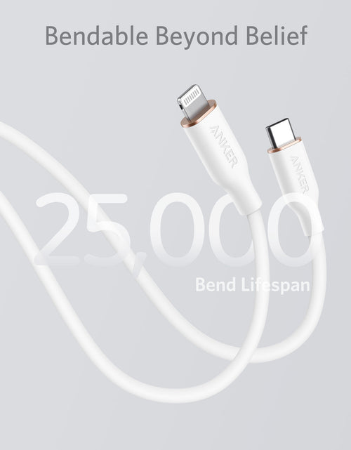 Load image into Gallery viewer, Anker <b>641</b> USB-C to Lightning Cable (Flow, 3 ft Silicone)
