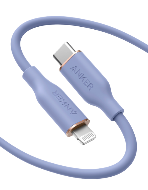 Load image into Gallery viewer, Anker <b>641</b> USB-C to Lightning Cable (Flow, 3 ft Silicone)
