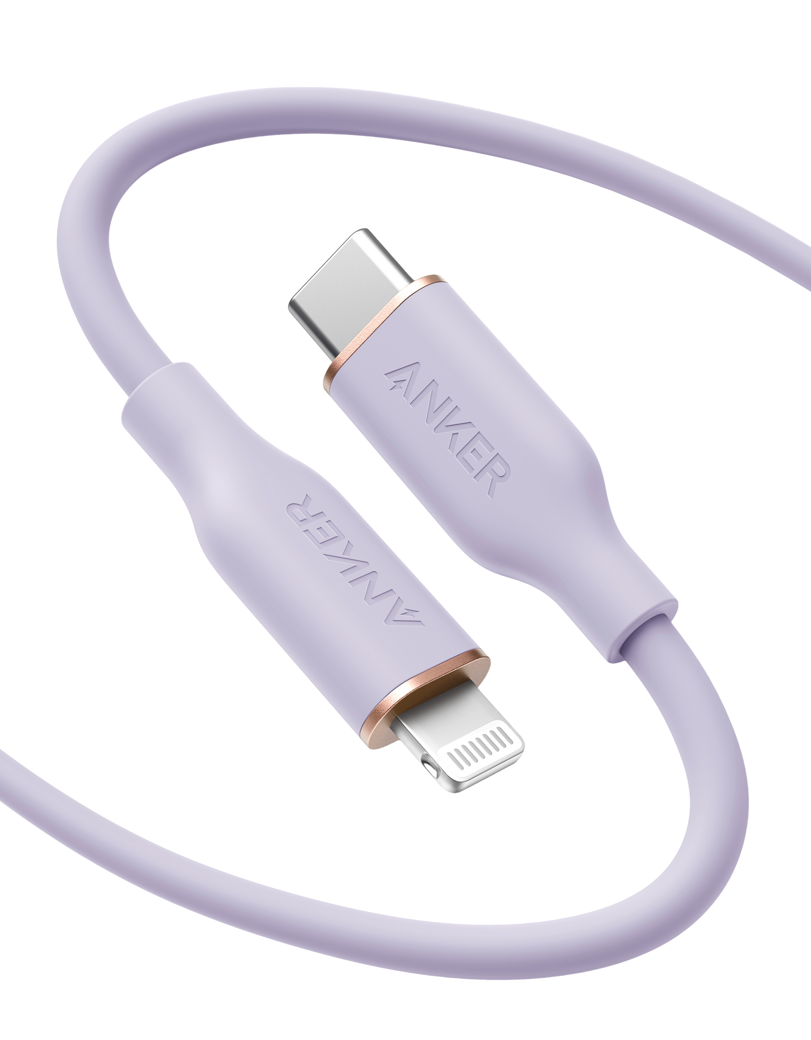 Anker <b>641</b> USB-C to Lightning Cable (Flow, Silicone)