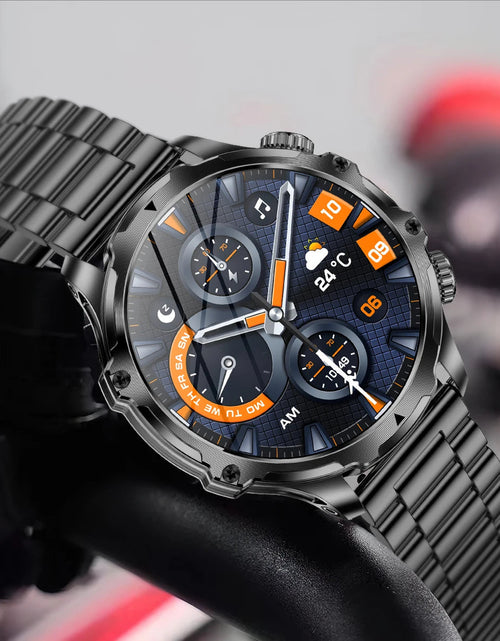 Load image into Gallery viewer, AK75 Smart Watch Flashlight  Men Outdoors Sports Fitness Tracker 700mah Large Battery BT Calling LED Light Smartwatch
