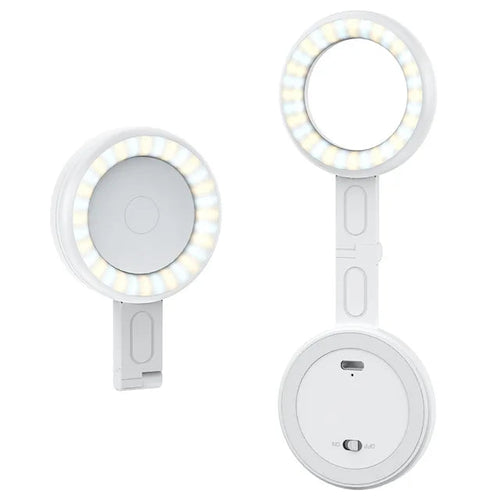 Load image into Gallery viewer, Magnetic LED Fill Light for Phone Selfie Light LED Video Light 2500K-9000K Dimmable Built-in Battery Replacement for iPhone Vlog
