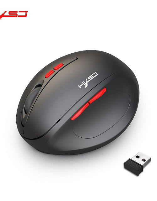 Load image into Gallery viewer, 2.4G wireless mouse rechargeable vertical mouse with 7 buttons ergonomic design
