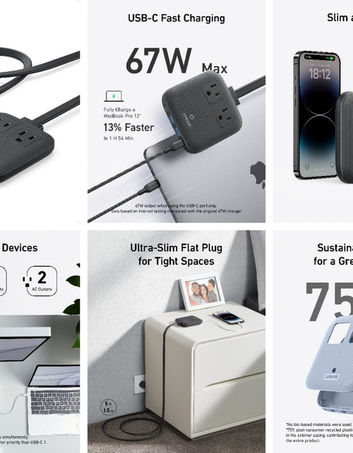 Load image into Gallery viewer, Anker Nano Charging Station (6-in-1, 67W)
