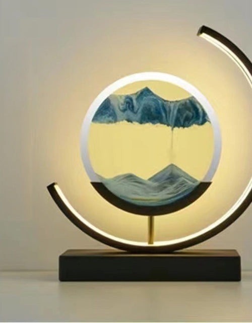 Load image into Gallery viewer, LED Flowing Sand Painting Lamp: Night Light for Home (Gift Option)
