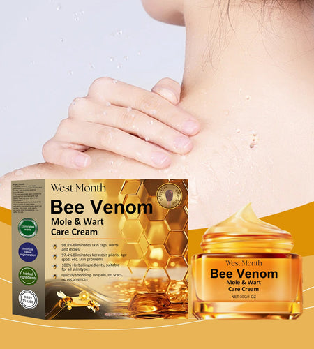 West&Month Bee Venom Keyu Mole Care Cream, Moisturizes And Smoothes The Skin, Lightening The Skin Flesh Granules And Body Care