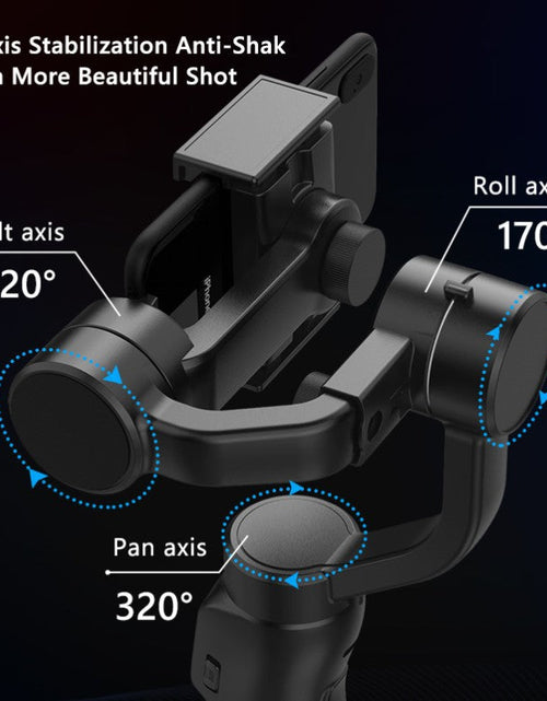 Load image into Gallery viewer, F8 mobile phone camera stabilizer handheld three-axis anti shake platform Tiktok live broadcast tripod short video camera stabilizer
