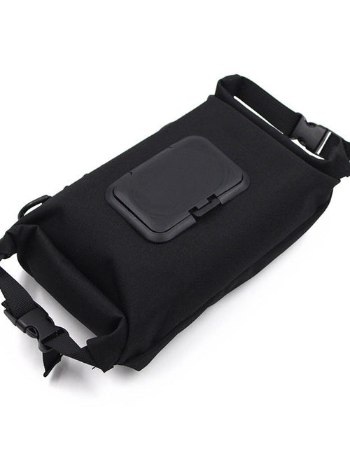 Load image into Gallery viewer, Outdoor camping wet tissue paper box camouflage waterproof canvas tissue bag square hand-held tissue storage bag
