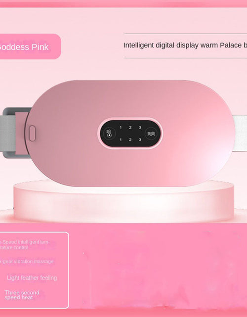 Load image into Gallery viewer, Waist Belt with Heat Therapy, Electric Heating, Rechargeable, Abdominal Warmth, Massage Function, Winter Gift for Women
