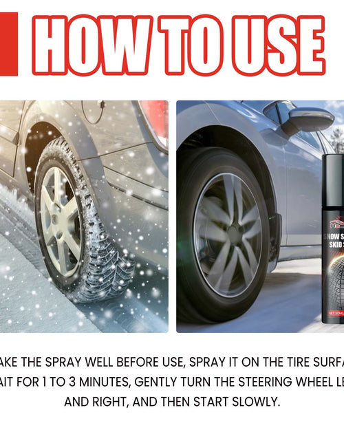 Load image into Gallery viewer, Snow Safe Anti Skid Spray, Winter Snowmobile Tire Protection And Maintenance Anti-Slip Agent
