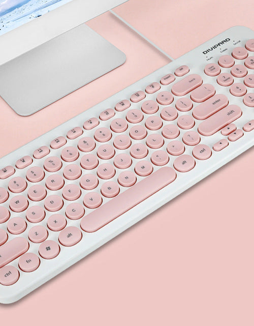Load image into Gallery viewer, D520 Silent Wired Esports Keyboard USB Ultra Thin 104 Key Business Office Retro Punk Computer Gaming Keyboard
