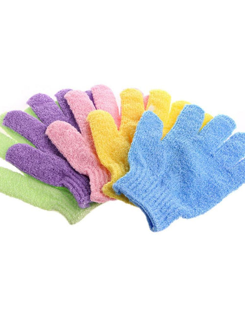 Load image into Gallery viewer, 1Pc Shower Bath Glove Exfoliating Wash Skin Spa Massage Body Back Scrub Scrubber
