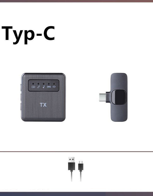 Load image into Gallery viewer, Square straight in outdoor shooting wireless lavalier microphone for live streaming with sales microphone
