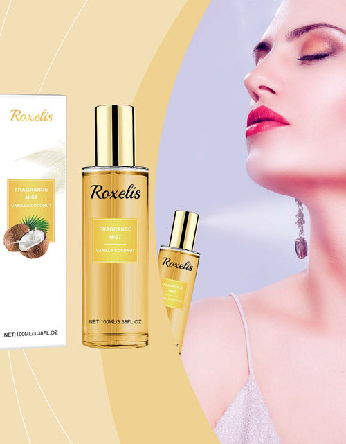 Load image into Gallery viewer, Roxelis Vanilla Coconut Fragrance Spray Long Lasting Fragrance Refreshing Body Spray Floral Fruit Fragrance Refreshing Body Fragrance
